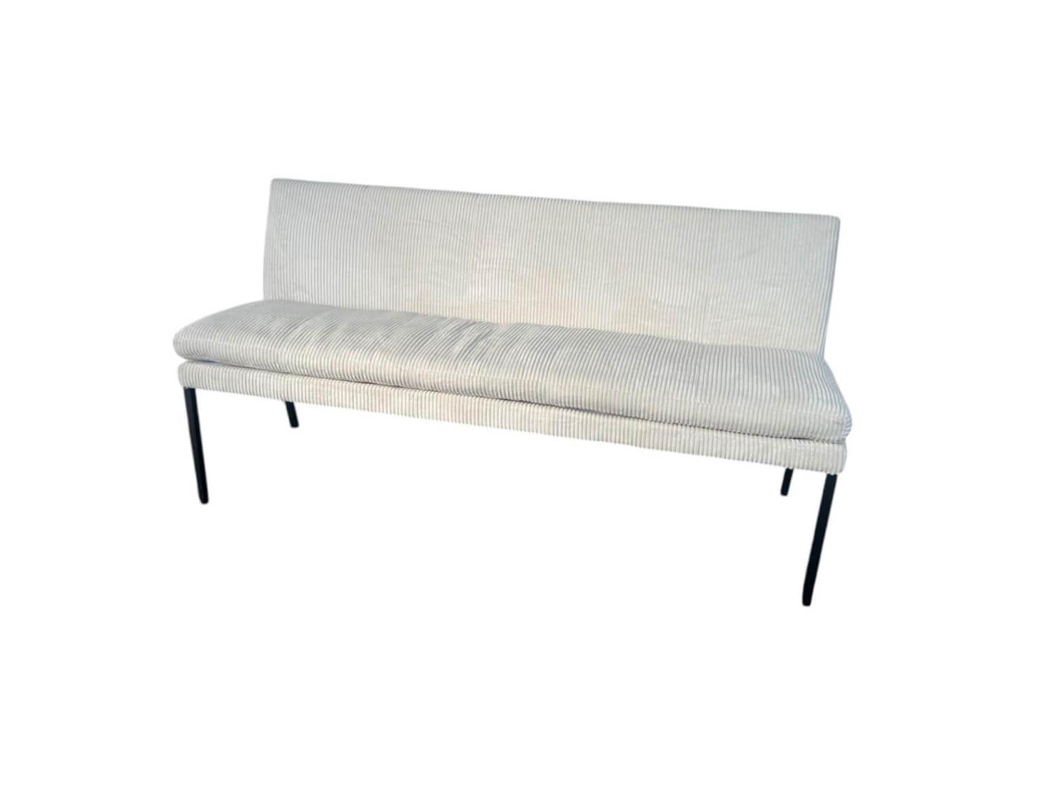 Sitzbank Monza Stoff Rebell Cream Beige Gestell Schwarz Pulverbeschichtet Sitzbank Monza Stoff Rebell Cream Beige Gestell Schwarz Pulverbeschichtet von Lavida