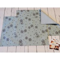 2Er Set Tischset/Platzdeckchen Stoff Genäht Wendbar Pusteblume Natur von Lavietido