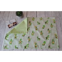 Tischset Platzset Platzdeckchen Wendbar Schildkröte Baumwolle von Lavietido