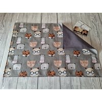 Tischset Platzset Platzdeckchen Wendbar Wildtiere Tiere Baumwolle von Lavietido