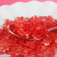 Red Sugar Gems Teetrinken Farbiges Cocktailglas Essbare Farbe Kuchen Dekoration Für Nachmittagstee Party Themen Vegan Glutenfrei von LaviniasTeaParty