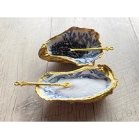 Schöne Salz Und Pfeffer Teller Austern Salzschale Pfefferschale Muttertagsgeschenk Brautdusche Hochzeitsgeschenk von Lavisainte