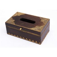 Großzügige Touch Moka Taschentuchbox von LavishTouchDecor