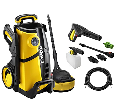 Lavor Hochdruckreiniger LVR4 150 Digit mit digitalem Kontrollsystem und Waschprogrammen WPS, 8 m Hochdruckschlauch, Druck 150 bar max, Fördermenge 480 l/h max, 2100 Watt Gelb Lavor Hochdruckreiniger LVR4 150 Digit mit digitalem Kontrollsystem und Waschprogrammen WPS, 8 m Hochdruckschlauch, Druck 150 bar max, Fördermenge 480 l/h max, 2100 Watt Gelb von LAVOR