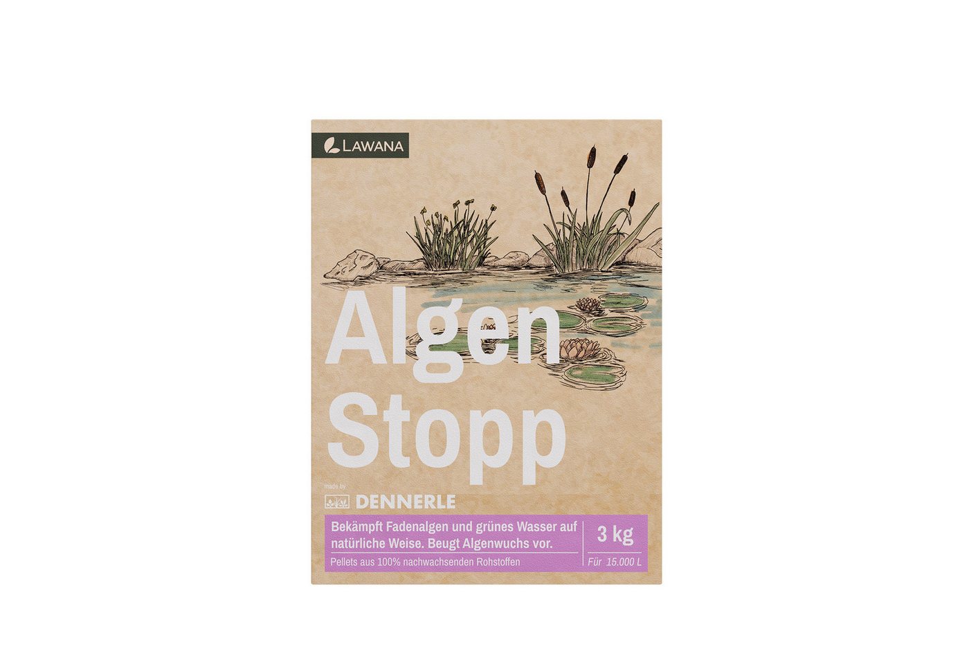 Lawana Algenbekämpfung Algen Stopp, 100% natürlich, kompostierbar Lawana Algenbekämpfung Algen Stopp, 100% natürlich, kompostierbar von Lawana