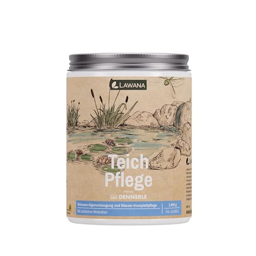 Lawana Teich Pflege, 1 kg - Wirksame Algenvorbeugung und Wasser-Komplettpflege von Lawana