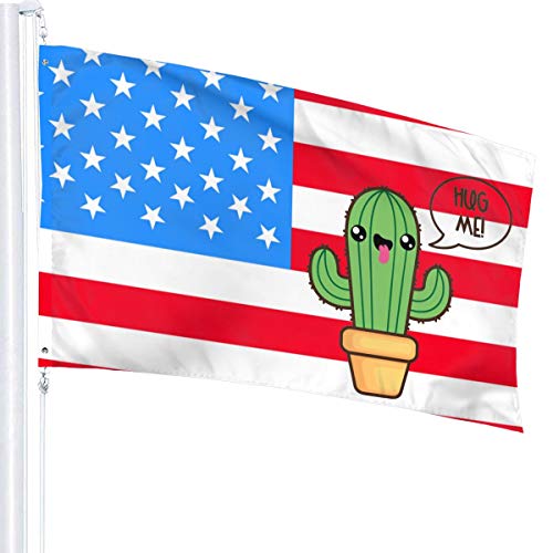Flagge 3 x 5 Kawaii-Kaktus, 100% Polyester, einlagige, durchscheinende Flaggen, 90 x 150 cm – Banner 3' x 5' Flagge 3 x 5 Kawaii-Kaktus, 100% Polyester, einlagige, durchscheinende Flaggen, 90 x 150 cm – Banner 3' x 5' von Lawenp