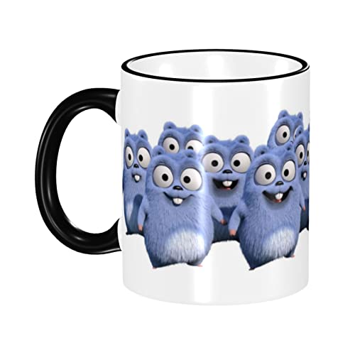 Tasse für Grizzlybär und die Lemminge Tabodi Kaffeetasse Aufdruck Doppelseitige weiße Keramiktasse Teetasse für Weihnachtsfeiertage - 11 oz von Lawenp