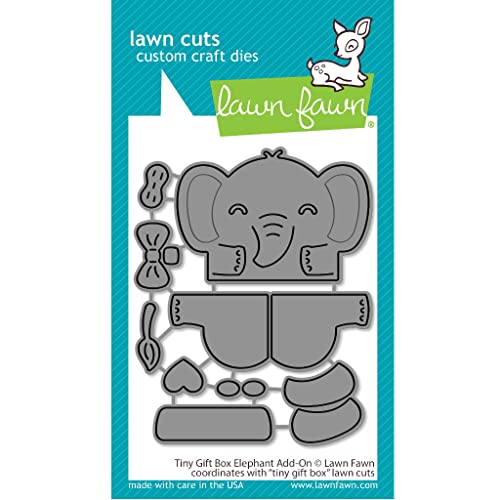 Lawn Cuts Custom Craft Die-Tiny Gift Box Elephant Add-On von Lawn Fawn