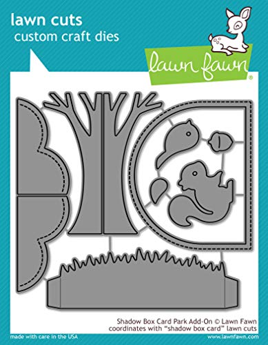 Lawn Fawn, Lawn cuts/Stanzschablone, Shadow Box Card Park add-on von Lawn Fawn