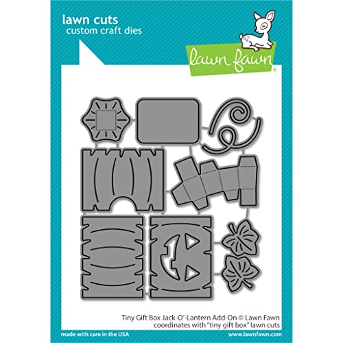 Lawn Fawn, Lawn cuts/Stanzschablone, Tiny Gift Box Jack-o'-Lantern add-on von Lawn Fawn