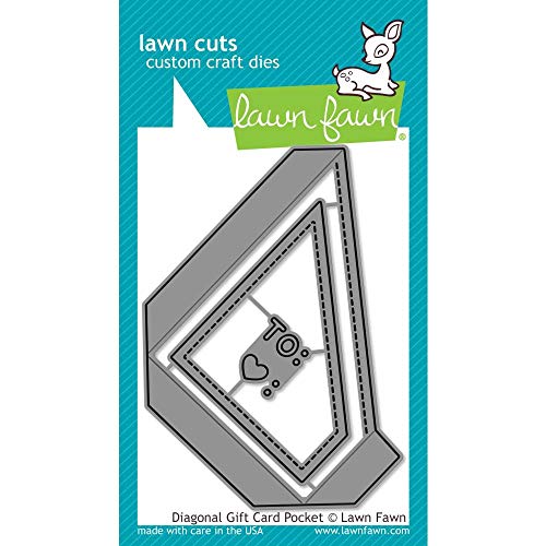 Lawn Fawn, Lawn cuts/Stanzschablone, diagonal Gift Card Pocket von Lawn Fawn