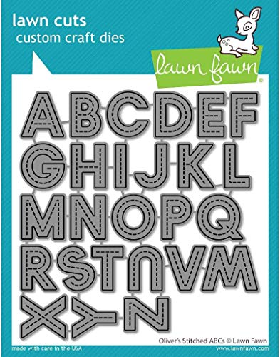 Lawn Fawn, Lawn cuts/Stanzschablone, olivers Stitched ABCs von Lawn Fawn