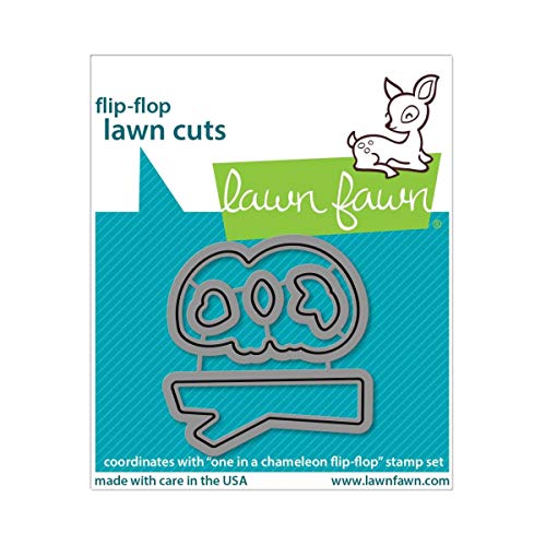 Lawn Fawn, Lawn cuts/Stanzschablone, one in a Chameleon flip-Flop von Lawn Fawn