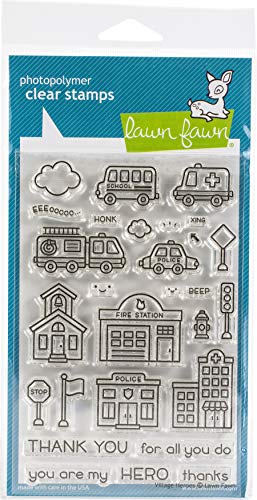 Lawn Fawn LF2327 Stamp Rasen-Kitz CLR Stempel VILLG Hero, Village Heroes von Lawn Fawn