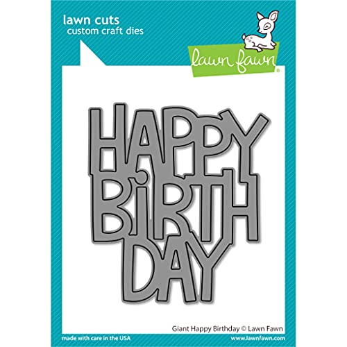 Lawn Fawn LF2612 Giant Happy Birthday Dies von Lawn Fawn