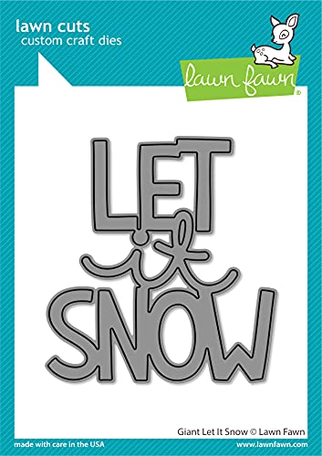 Lawn Fawn LF2695 Giant Let It Snow Stanzschablonen von Lawn Fawn