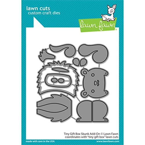 Lawn Fawn LF2737 Tiny Gift Box Skunk Add-On Lawn Cuts Dies von Lawn Fawn