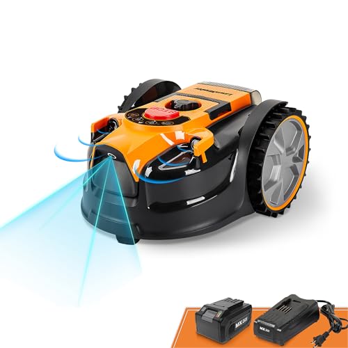 LawnMaster VBRM16 OcuMow™ Mähroboter für geeignet für bis zu 100 qm-Selbstfahrender Rasenmäher Roboter mit MX 24V 4.0Ah Lithium-Ionen Akku Ohne Kabel LawnMaster VBRM16 OcuMow™ Mähroboter für geeignet für bis zu 100 qm-Selbstfahrender Rasenmäher Roboter mit MX 24V 4.0Ah Lithium-Ionen Akku Ohne Kabel von Lawnmaster