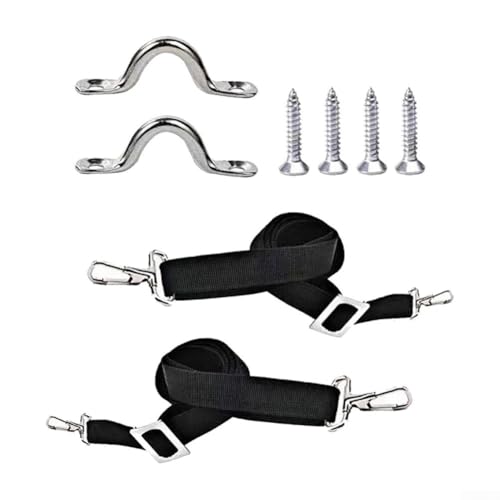 2 Marine Top Straps für Bimini für Bootsabdeckungen verstellbar mit Karabinerhaken für sicheren Sitz (mit Zubehör) von Lawnoval