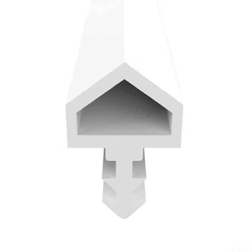 5 m Gummi-Türdichtungsband für Fenstertürrahmen, Geräuschreduzierung und wetterfest, staubdicht, für Zuhause und Büro (weiß) von Lawnoval