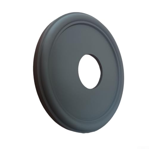 Abdeckplatte mit rundem dekorativen PU-Medaillon für Deckenventilatoren und Lichter, wasserdichtes und widerstandsfähiges Material für Deckenleuchten von Lawnoval