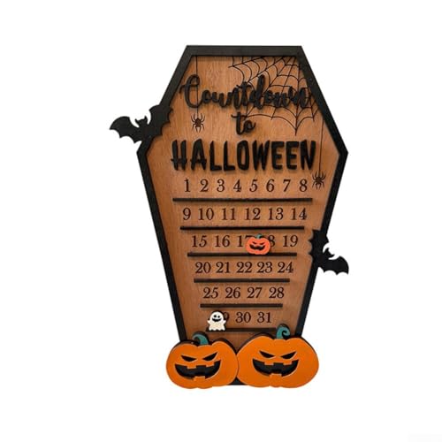 Bezaubernder Countdown-Kalender aus Holz für ein unvergessliches Halloween-Erlebnis Bezaubernder Countdown-Kalender aus Holz für ein unvergessliches Halloween-Erlebnis von Lawnoval