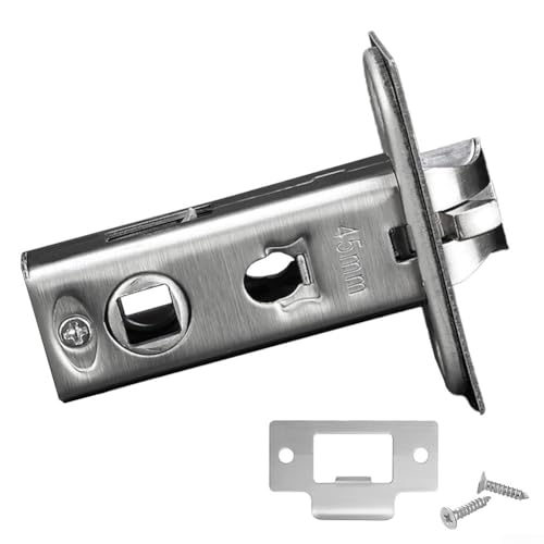 Edelstahl-Innentürriegel, röhrenförmiges Design für schnelle Installation und leisen Betrieb (45 mm) von Lawnoval