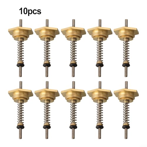 Fingerhut-Ventil-Set für Gas-Warmwasserbereiter, 10 Stück Wasser- und Gasverbindungslösung (12 mm) von Lawnoval