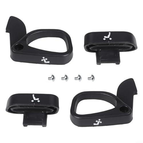 Für Mitsubishi Pajero Bent Handle Seat Recliner Kit MB792477 MB792471 Ersatz Einstellgriffe 4-teiliges Set für Vorder- und Rücksitze von Lawnoval