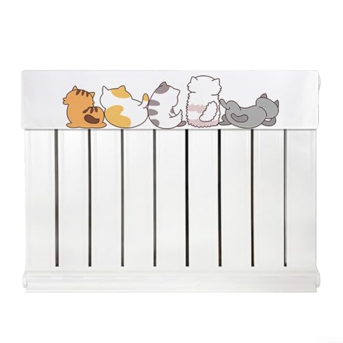 Heizkörperabdeckung aus weichem Plüsch, modernes Design, um Ihren Raum zu verschönern (180 cm) von Lawnoval