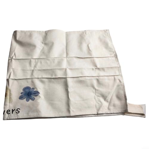 Heizungs-Staubschutz aus Leinen, um die Langlebigkeit der Heizung durch Staubansammlungen zu verbessern, mit Klebeband für verstellbare, sichere Platzierung auf Heizungen (100 cm) von Lawnoval