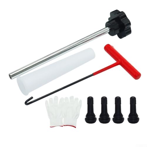 Komplettes 7-teiliges Ventilwechsel-Werkzeug-Set für schnelle Reifenwartung, entwickelt für schnelle Reparaturen Komplettes 7-teiliges Ventilwechsel-Werkzeug-Set für schnelle Reifenwartung, entwickelt für schnelle Reparaturen von Lawnoval
