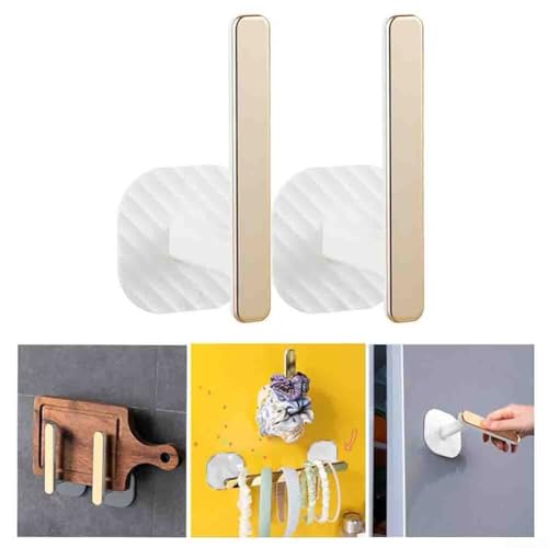 L-förmige Wandhaken für Vorhänge, platzsparendes Design mit Selbstfunktion für einfachen Aufbau von Lawnoval