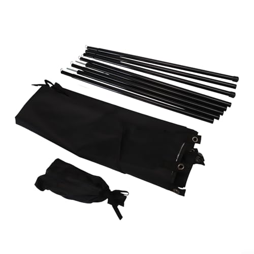 Lawnoval Campervan Sonnendach Markise Wasserdicht Seitenschutz mit verstellbaren Stangen für Wohnmobil Van SUV Outdoor Camping Schwarz 300 x 200 cm von Lawnoval