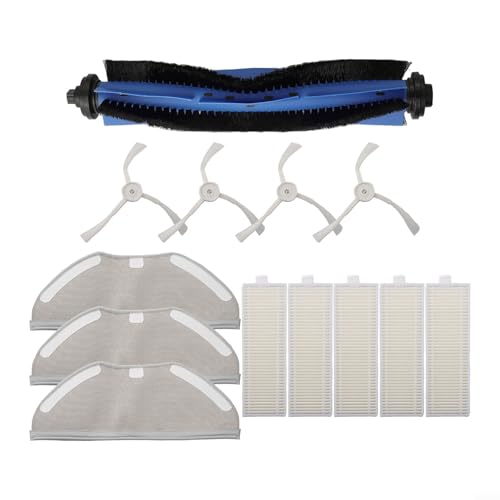Lawnoval Für Tefal Rowent Seitenbürstenfilter Hauptbürste Wischmopp Pads Set für X-plorer 95 RG7975WH RG7987 Staubsauger Lawnoval Für Tefal Rowent Seitenbürstenfilter Hauptbürste Wischmopp Pads Set für X-plorer 95 RG7975WH RG7987 Staubsauger von Lawnoval