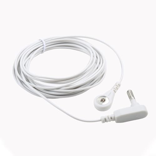 Lawnoval Leitfähiges Leder-Matratzenlaken 68 x 180 cm mit 4,5 m langem Kabel für Bett verbessert die Schlafzirkulation und Wellness im Innenbereich von Lawnoval