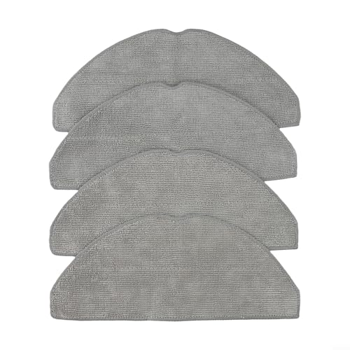 Lawnoval Mikrofaser-Reinigungspads, austauschbare waschbare und wiederverwendbare Wischmopp-Nachfüllpads für Eufy G50 für Hybrid, 4 Stück Lawnoval Mikrofaser-Reinigungspads, austauschbare waschbare und wiederverwendbare Wischmopp-Nachfüllpads für Eufy G50 für Hybrid, 4 Stück von Lawnoval