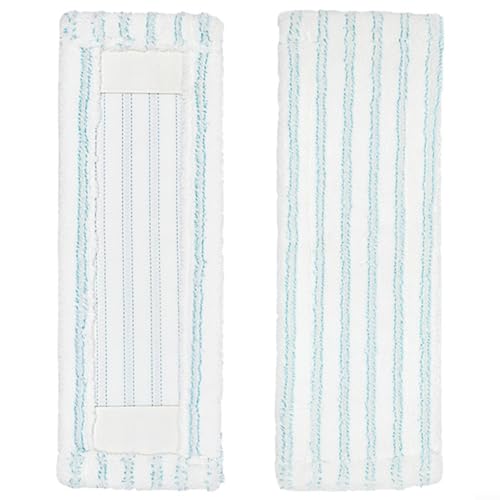 Lawnoval Mikrofaser-Wischbezug für Leifheit XL Cotton Plus Bodenwischer, waschbares Reinigungspad für Hartholz, Fliesen, Marmor, Laminat (2 Stück) von Lawnoval