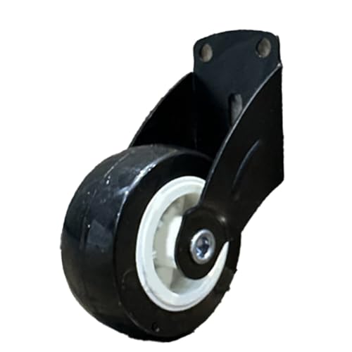 Lawnoval Robustes Führungsrad für Türen mit Höhenverstellung für Möbelbeschläge (schwarz) von Lawnoval
