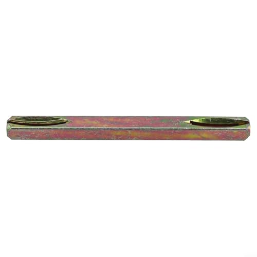 Lawnoval Vierkantspindel aus verzinktem Eisen, 8 mm, mit eingekerbten Stiften für Tür- und Fenstergriffe, geeignet für verschiedene Anwendungen (105 mm) von Lawnoval