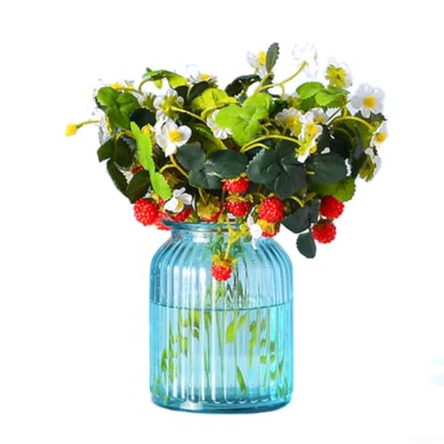Lebensechte Nachahmung von Erdbeeren, um die Natur ins Haus zu bringen, perfekt gestaltete Kunstfrüchte für jede Umgebung Lebensechte Nachahmung von Erdbeeren, um die Natur ins Haus zu bringen, perfekt gestaltete Kunstfrüchte für jede Umgebung von Lawnoval
