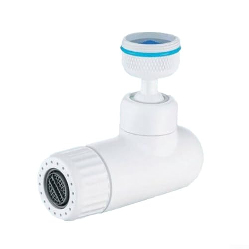 Leicht verstellbare Wasserhahn-Verlängerungsvorrichtung, effektive Filtration für Küchen- und Badanwendungen (weiß) von Lawnoval