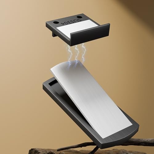 Magnetische Türstopper unsichtbare Halterung für alle Türtypen Edelstahl 304 (Schwarz) von Lawnoval
