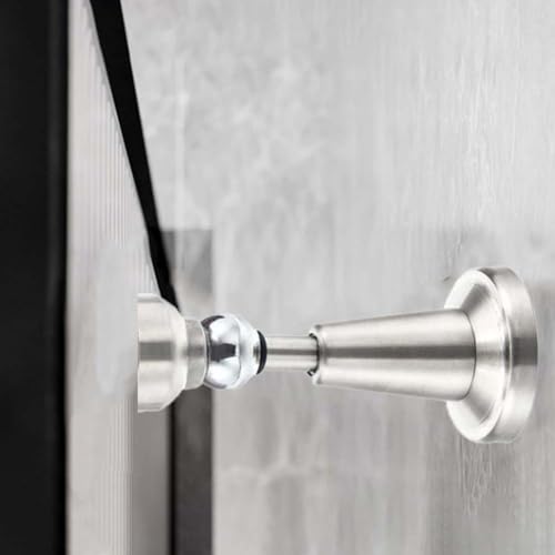 Magnetischer Türstopper aus rostbeständigem Edelstahl 304 mit hydraulischer Stoßdämpfung für effiziente Geräuschminimierung und Türschutz (B) von Lawnoval