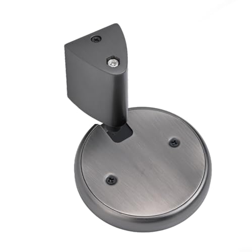 Mechanischer verstellbarer Türstopper mit Nagelinstallation, entworfen für winddichte und kollisionsgeschützte Verwendung an Türen in Wohnungen, Büros und Garagen (grau) von Lawnoval