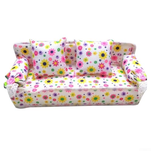 Mini Sofa Puppenhaus Möbel Lot mit Wohnzimmer Design für Rosa Sofa Stuhl und Puppenzubehör für Kinder Mini Sofa Puppenhaus Möbel Lot mit Wohnzimmer Design für Rosa Sofa Stuhl und Puppenzubehör für Kinder von Lawnoval