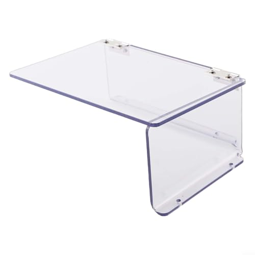 Outdoor-Regenschutz aus Acryl für Elektroschloss, Abschirmung mechanischer und elektronischer Schlösser vor Wasser und rauen Wetterbedingungen (links) von Lawnoval