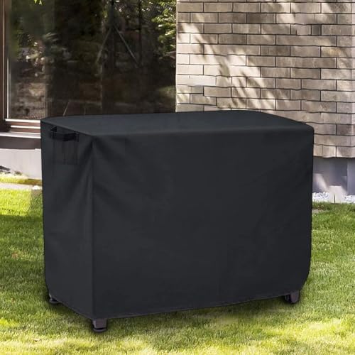 Outdoor-Tischdecke aus Oxford-Gewebe, mit Griffen, entworfen für alle Wetterbedingungen (104 x 61 x 81 cm) von Lawnoval