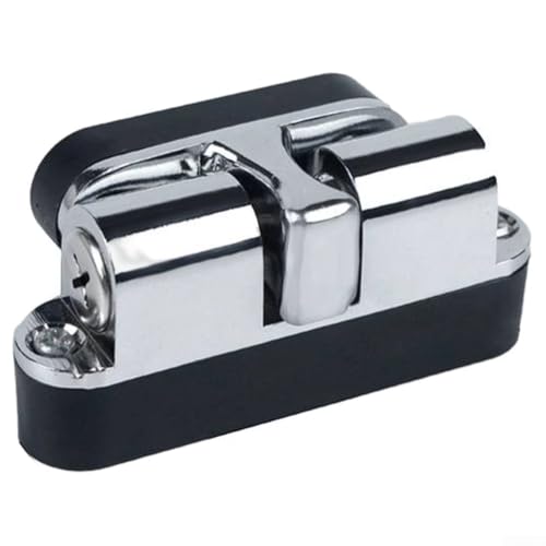 Praktischer Metall-Türstopper für einfache Installation, perfekt für den Innenbereich (helles Silber) von Lawnoval